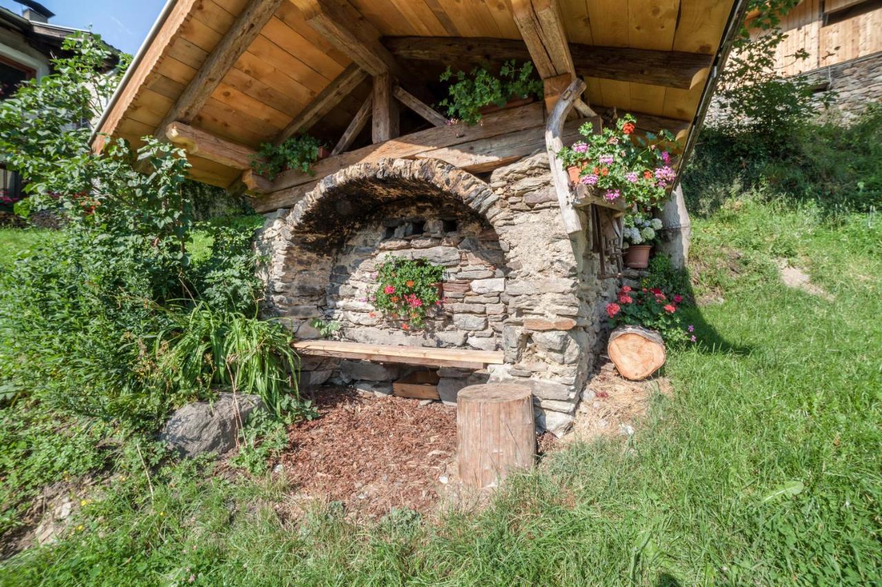 Innergasserhof Ferienwohnung Edelweiss San Martino in Passiria Esterno foto